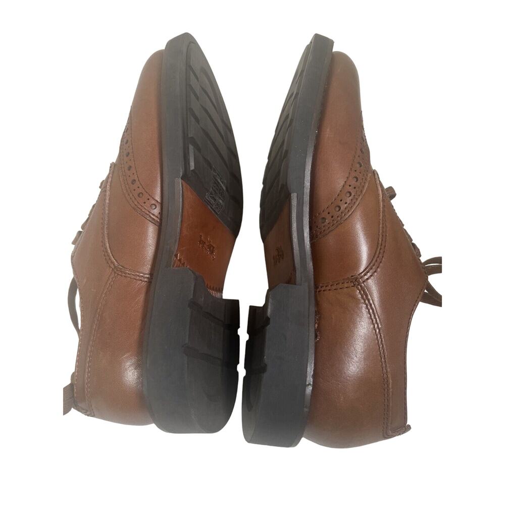 Coach Brown Wing Derby Dress Shoes Size 7d - Picture 5 of 7